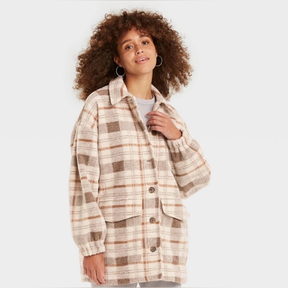 Universal Thread Oversized
Shacket Utility Jacket… - image 1